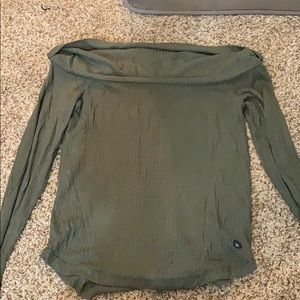 Off the shoulder shirt